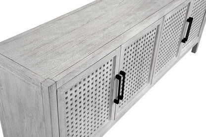 Bassett Mirror - Pentak 76" Whitewashed Mango Four-Door Storage Cabinet - 8236-DR-576 view 4