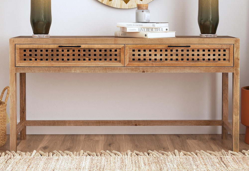 Bassett Mirror - Pentak Console Table - 9870-LR-400 view 4