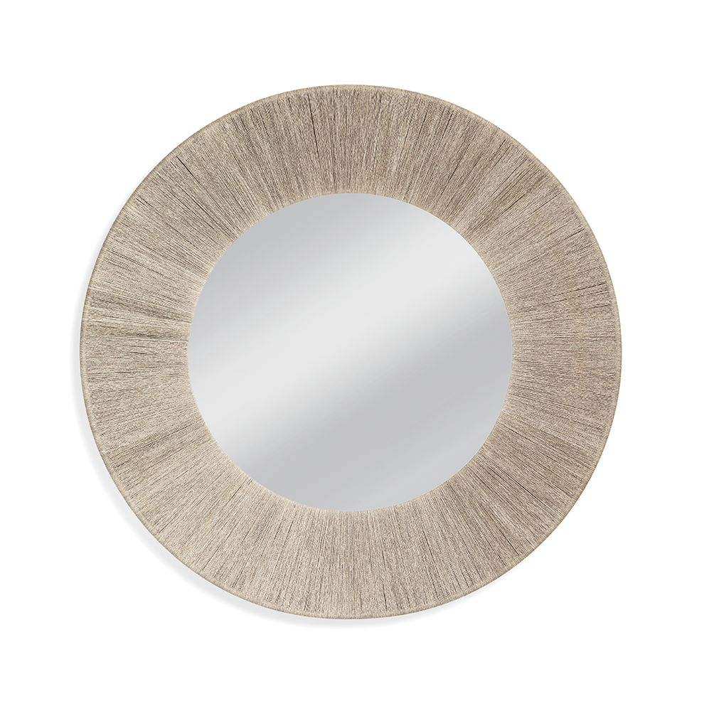 Bassett Mirror - Perez 48" Gray Round Wall Mirror - M4554 view 1