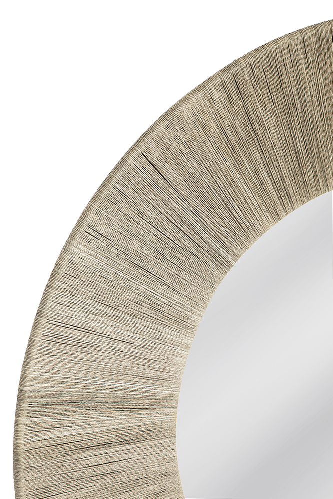 Bassett Mirror - Perez 48" Gray Round Wall Mirror - M4554 view 2