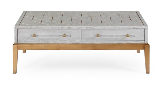 Bassett Mirror - Perrine Rectangular Cocktail Table - 2430-LR-100 veiw 1