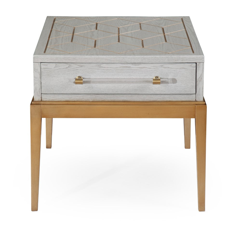 Bassett Mirror - Perrine Rectangular End Table - 2430-LR-200 veiw 1
