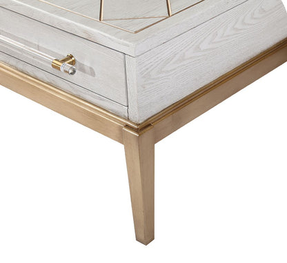 Bassett Mirror - Perrine White Coffee Table - 2431-LR-100 view 4