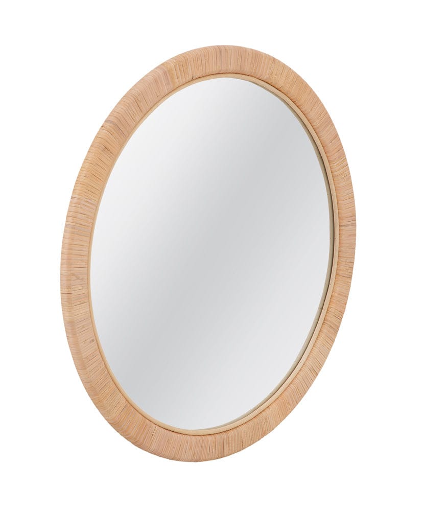Bassett Mirror - Picardy Wall Mirror in Light Natural Rattan - M5262 view 1