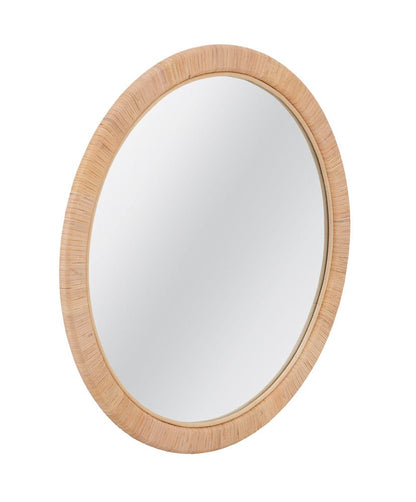 Bassett Mirror - Picardy Wall Mirror in Light Natural Rattan - M5262 view 1