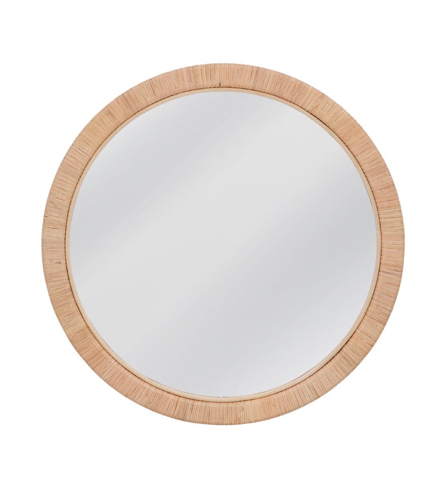 Bassett Mirror - Picardy Wall Mirror in Light Natural Rattan - M5262 view 2