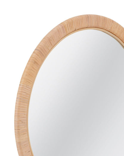 Bassett Mirror - Picardy Wall Mirror in Light Natural Rattan - M5262 view 3