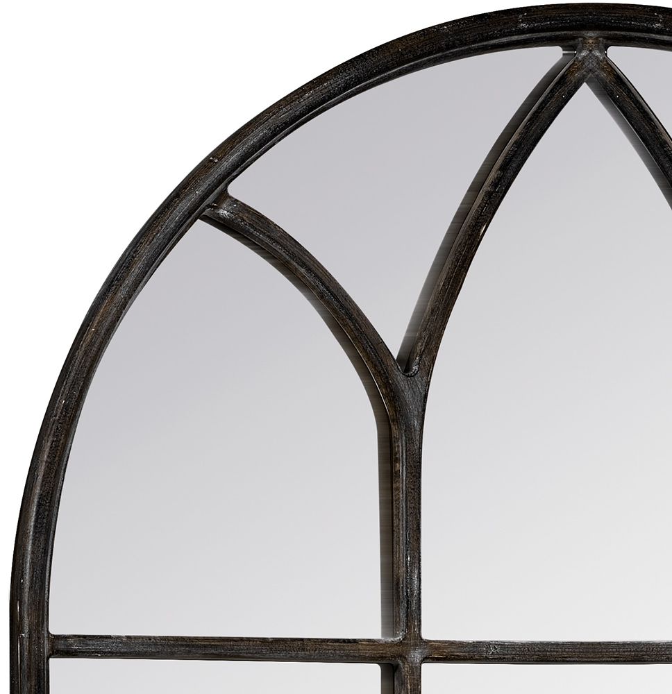 Bassett Mirror - Pinole 85" Brown Arched Floor Mirror - M3838 view 3