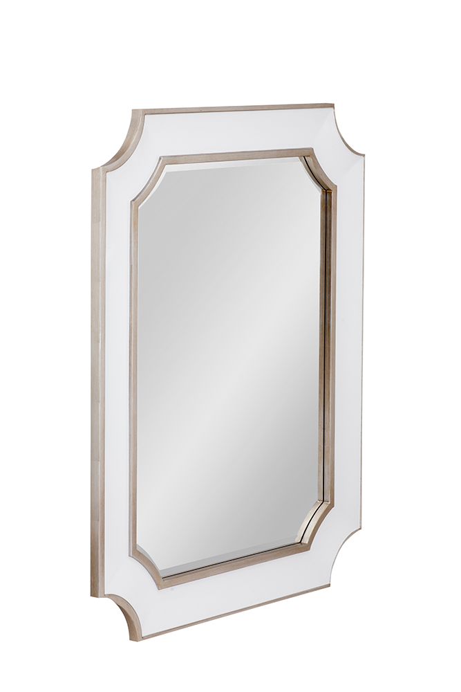 Bassett Mirror - Preston 46" Silver Rectangular Wall Mirror - M5125B view 2