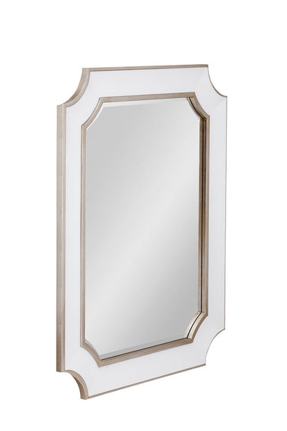 Bassett Mirror - Preston 46" Silver Rectangular Wall Mirror - M5125B view 2