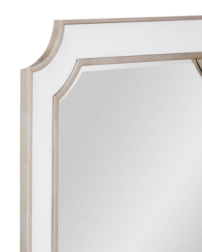 Bassett Mirror - Preston 46" Silver Rectangular Wall Mirror - M5125B view 3