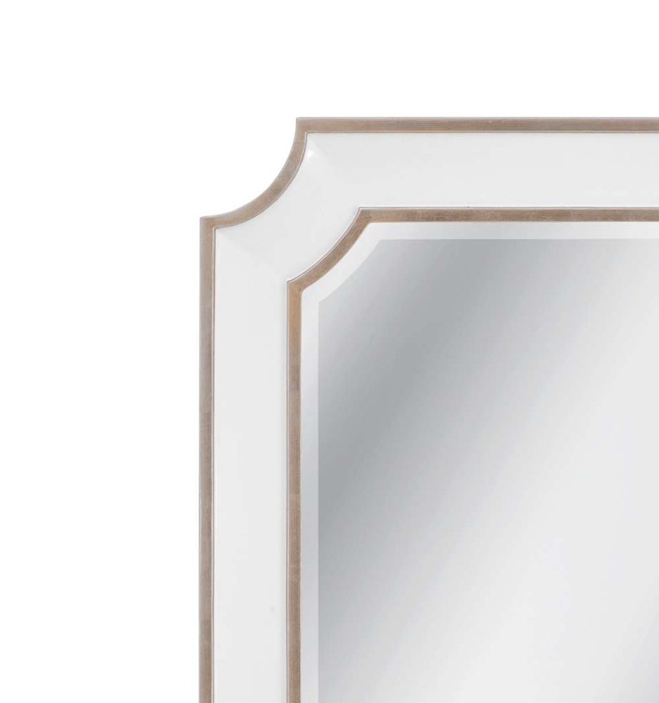 Bassett Mirror - Preston 46" Silver Rectangular Wall Mirror - M5125B view 4