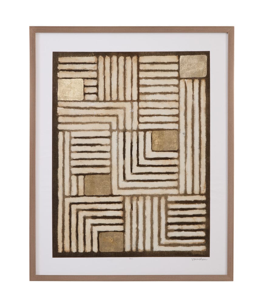 Bassett Mirror - Purlin I Framed Print in Brown - 9902-284A view 1