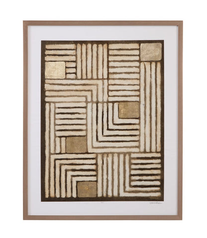 Bassett Mirror - Purlin I Framed Print in Brown - 9902-284A view 1