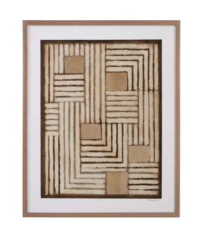 Bassett Mirror - Purlin II Framed Print in Brown - 9902-284B view 1