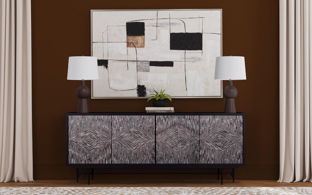 Bassett Mirror - Quartershot Framed Canvas in Silver Frame - 7301-048 view 3