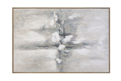 Bassett Mirror - Quiet Reflection Neutral Landscape Framed Canvas - 7301-133 view 1