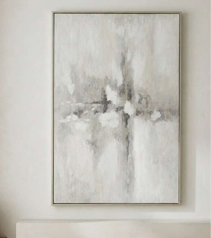 Bassett Mirror - Quiet Reflection Neutral Landscape Framed Canvas - 7301-133 view 5