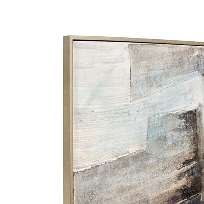 Bassett Mirror - Quiet Structure Blue Abstract Framed Canvas - 7301-095 view 3