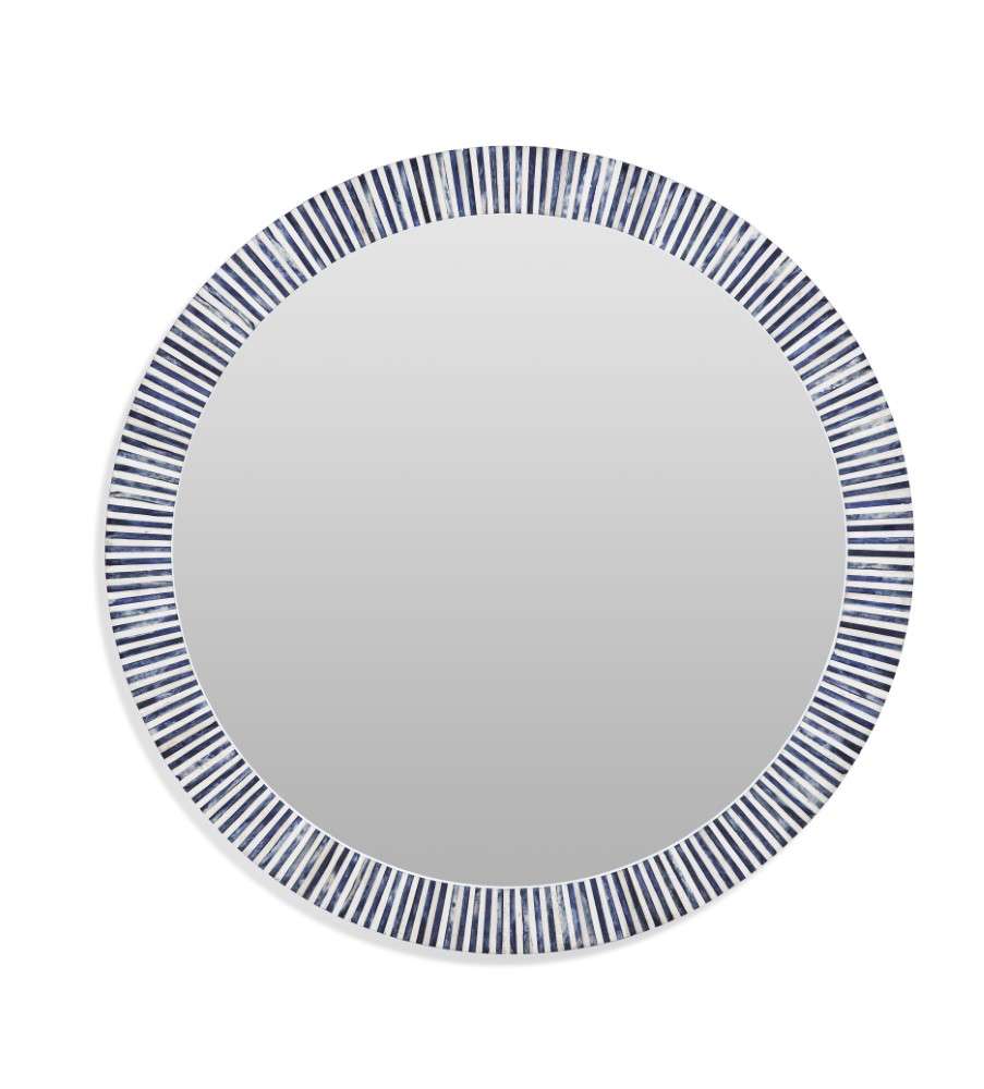 Bassett Mirror - Radial Bone Wall Mirror - M4395EC veiw 1