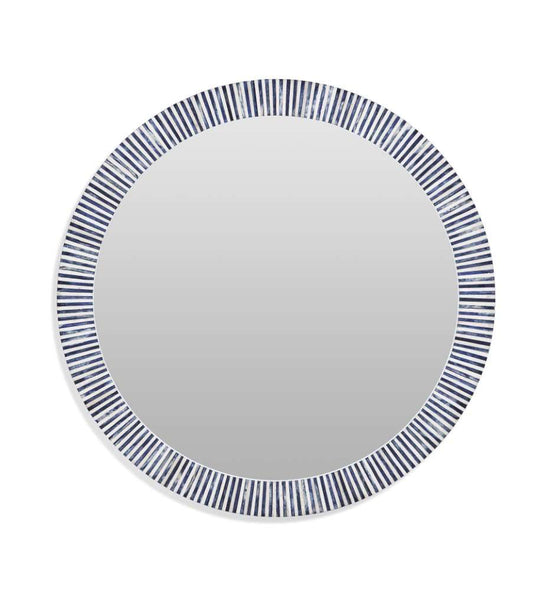 Bassett Mirror - Radial Bone Wall Mirror - M4395EC veiw 1