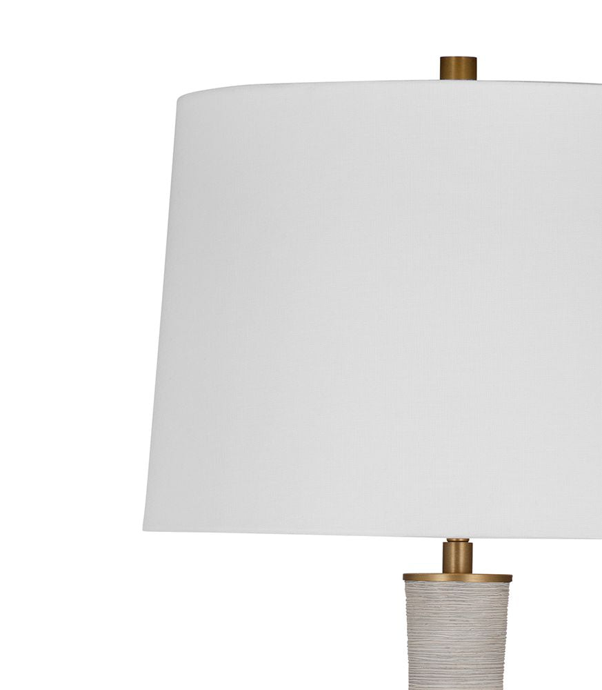 Bassett Mirror - Ranier 28" Gray Resin Table Lamp - L4474T view 3