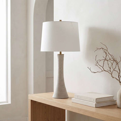 Bassett Mirror - Ranier 28" Gray Resin Table Lamp - L4474T view 4
