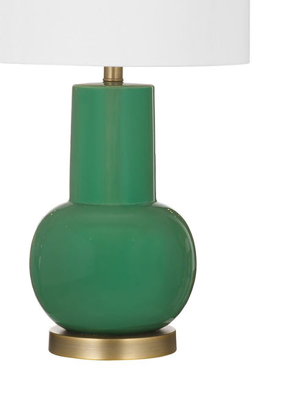Bassett Mirror - Ravelle 30" Green Ceramic Table Lamp - L4843T view 2