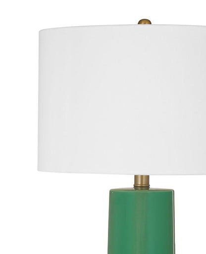 Bassett Mirror - Ravelle 30" Green Ceramic Table Lamp - L4843T view 3