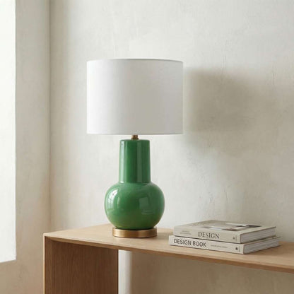 Bassett Mirror - Ravelle 30" Green Ceramic Table Lamp - L4843T view 4
