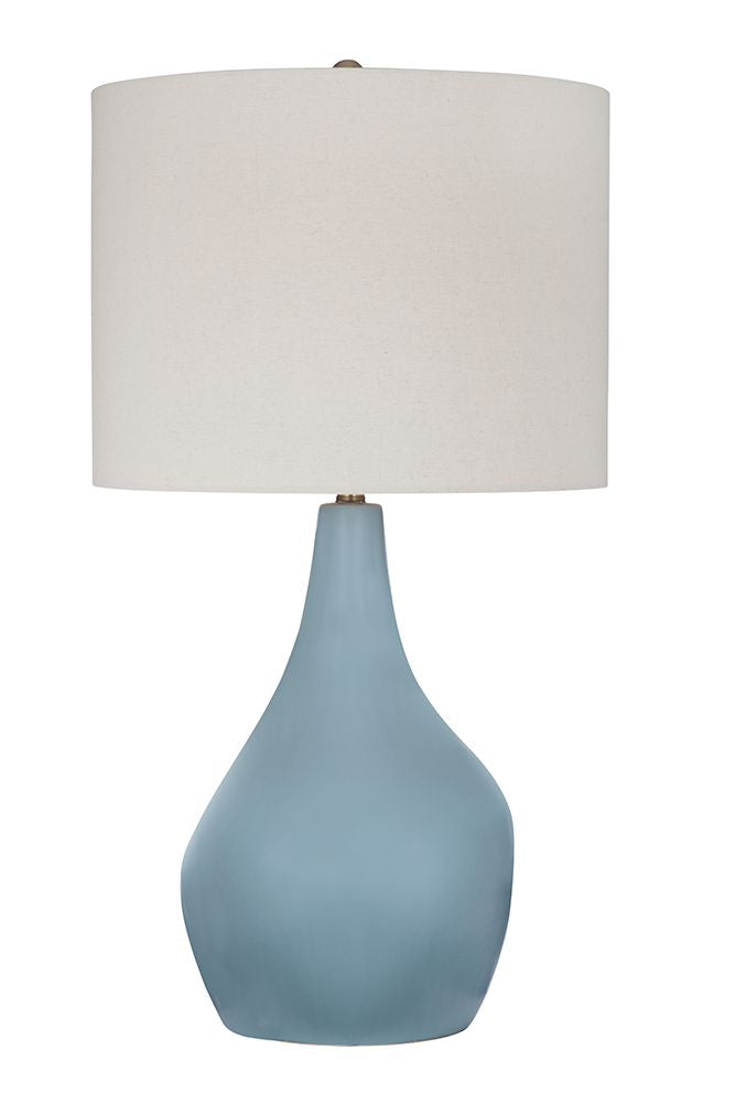 Bassett Mirror - Rawlins 33" Gray Ceramic Table Lamp - L4571T view 1