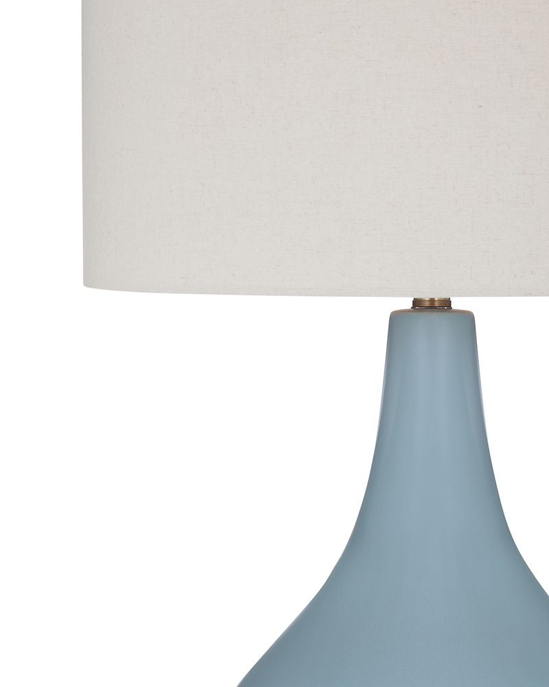 Bassett Mirror - Rawlins 33" Gray Ceramic Table Lamp - L4571T view 2
