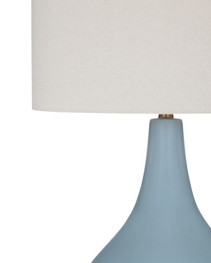 Bassett Mirror - Rawlins 33" Gray Ceramic Table Lamp - L4571T view 2