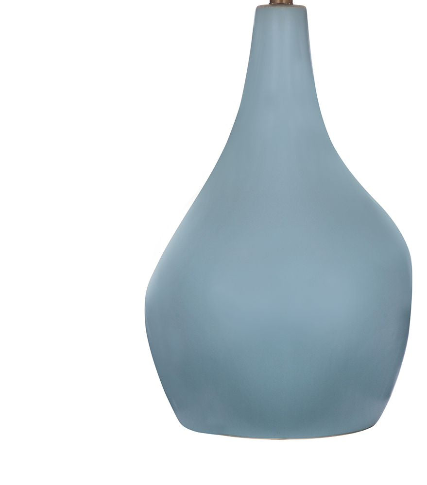 Bassett Mirror - Rawlins 33" Gray Ceramic Table Lamp - L4571T view 3