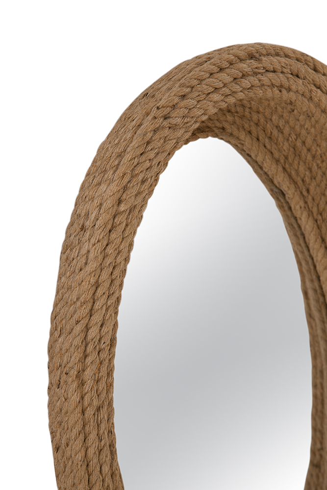 Bassett Mirror - Regatta 36" Natural Oval Wall Mirror - M4961 view 2
