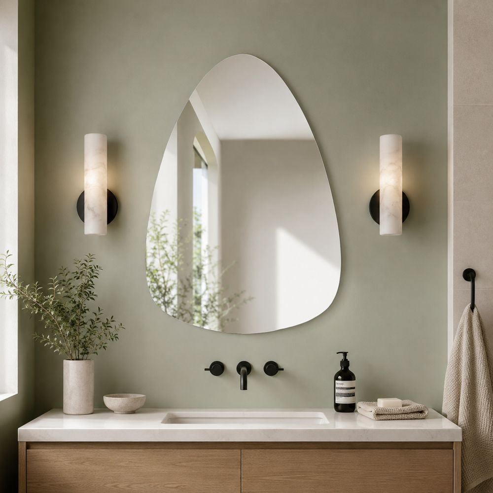 Bassett Mirror - Reinhold 42" Clear Teardrop Wall Mirror - M5128 view 5