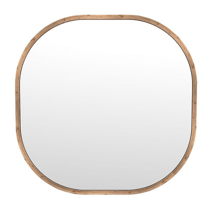 Bassett Mirror - Richards 42" Brown Square Wall Mirror - M4414 view 1