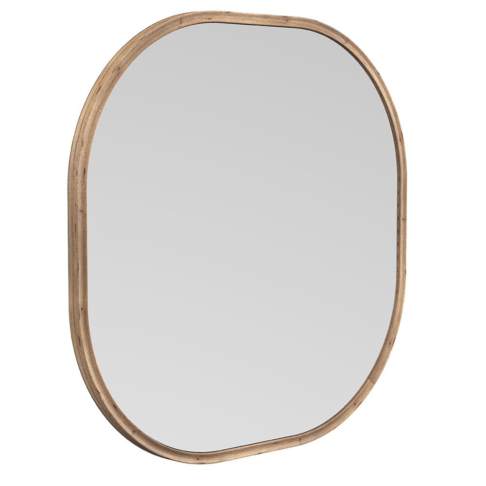Bassett Mirror - Richards 42" Brown Square Wall Mirror - M4414 view 2