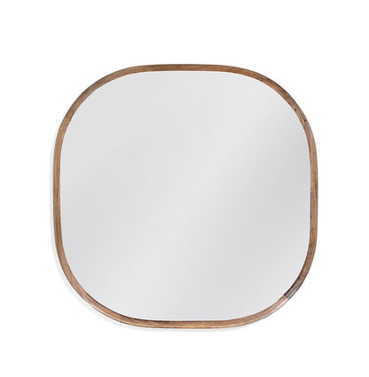 Bassett Mirror - Richards 42" Brown Square Wall Mirror - M4414 view 3