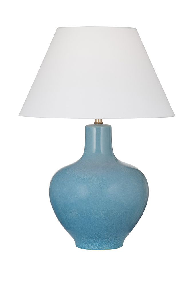 Bassett Mirror - Rivage 28" Light Blue Ceramic Table Lamp - L4814T view 1
