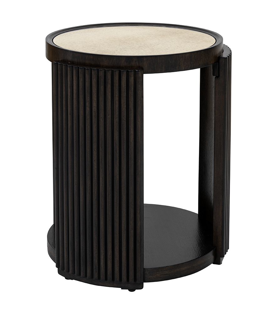 Bassett Mirror - Rivera Mirrored End Table - 5573-LR-220 view 1