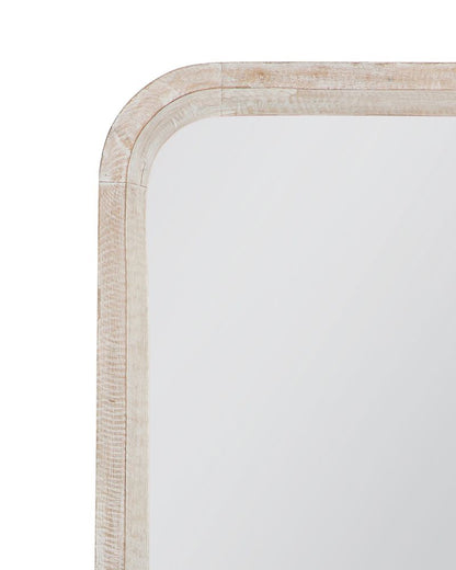 Bassett Mirror - Ronan Whitewashed Wood Wall Mirror - M5392 view 3