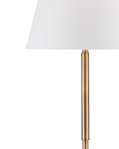 Bassett Mirror - Ronzell 61" Brass Metal Floor Lamp - L4556F view 2