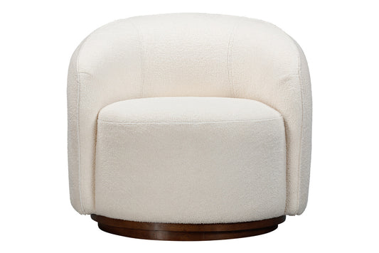 Bassett Mirror - Rory Accent Chair in Ivory Boucle Fabric - 2550-LR-805 view 2