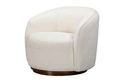 Bassett Mirror - Rory Accent Chair in Ivory Boucle Fabric - 2550-LR-805 view 4
