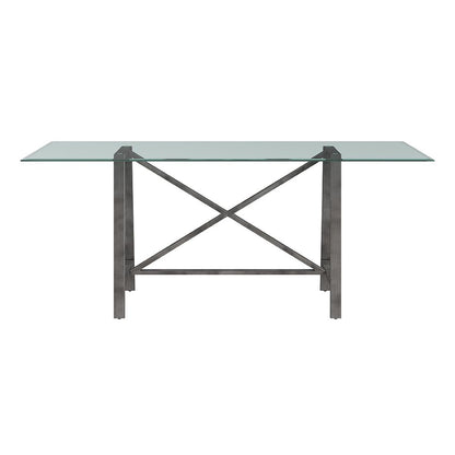 Bassett Mirror - Ross 72" Glass-Top Dining Table - 9150-601-486 view 2