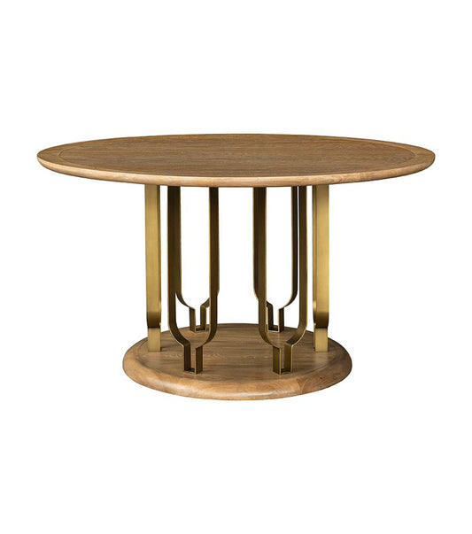 Bassett Mirror - Ryder 54" Chestnut Elm Round Dining Table - 6091-700B-T view 1