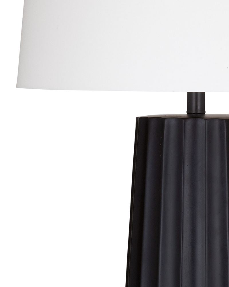 Bassett Mirror - Sabine 33" Black Resin Table Lamp - L4519T view 2