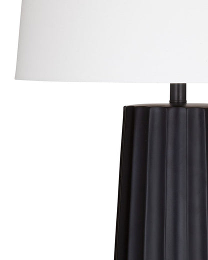 Bassett Mirror - Sabine 33" Black Resin Table Lamp - L4519T view 2