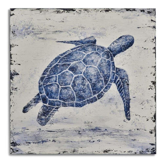 Bassett Mirror - Sea Turtle Canvas Art - 7300-552EC veiw 1